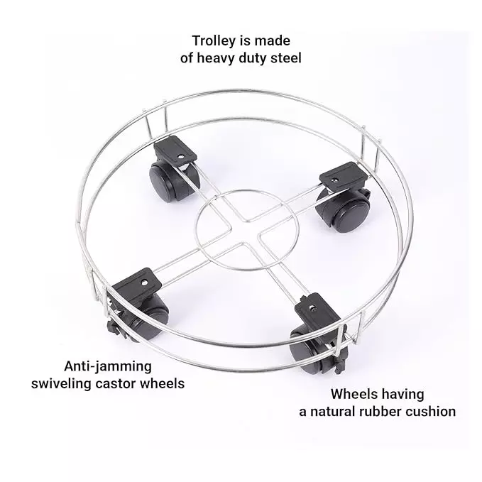 vansh-homes-cotton-water-resistant-apron-stainless-steel-wire-gas-trolley-gas-lighter-kitchen-combo-set