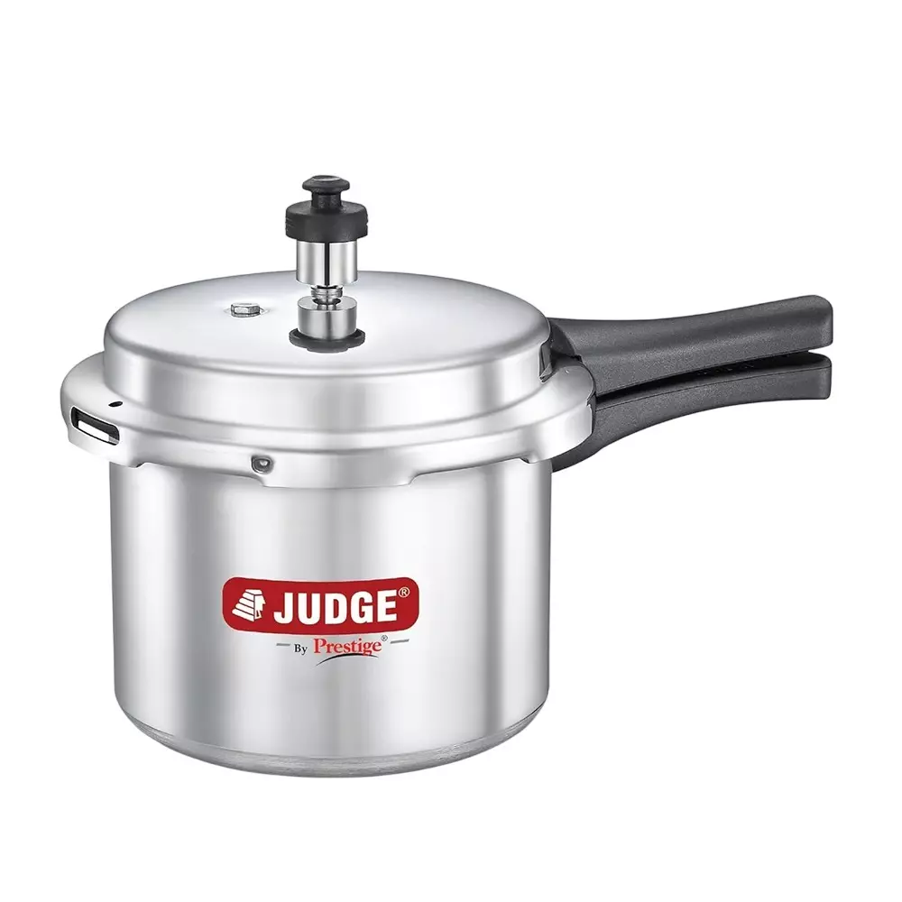 Judge by Prestige Ace Plus Pressure Cooker 3 L Capacity Easy Grip Aluminium Silver, 12112