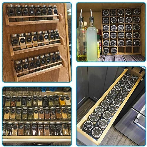 GENERIC 120 ml Empty Glass Jar With Lid Transparent Square Shape for Storing Spices (Pack of 12)