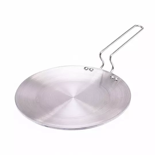 Wonderchef Nigella Roti Tawa 26 cm Non-Stick 3-Ply Stainless Steel Chrome, 63153405