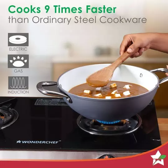 wonderchef-eco-glide-kadhai-with-glass-lid-24-cm-25-l-aluminium-chemical-free-ceramic-coating-grey-63155093