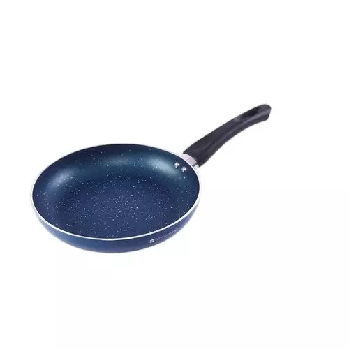 Wonderchef Blueberry Fry Pan 24 cm 1.3 L Non-Stick Pure Virgin Aluminium Blue, 63154992