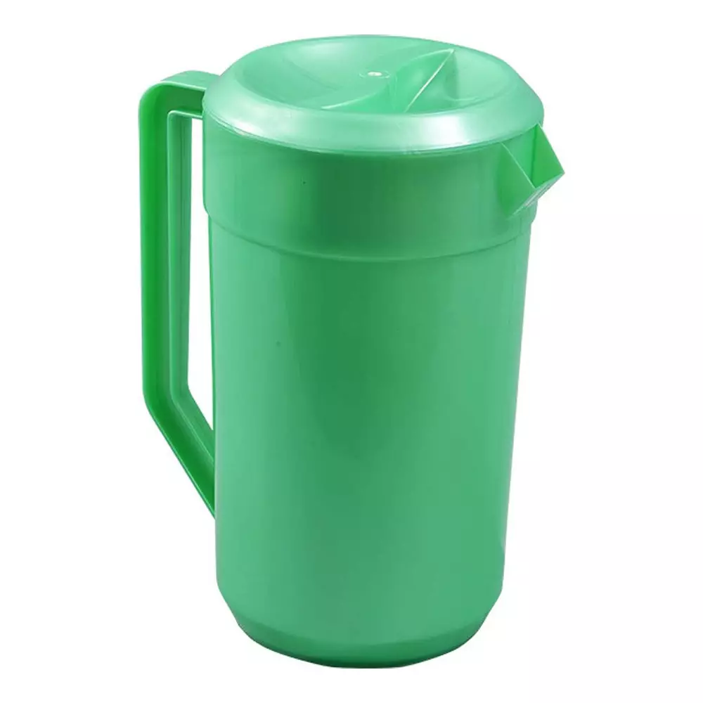 Swagath Water Jug Plastic Glossy Finish 2 L Capacity Green for Home, Kitchen & School Use, JUG-NGR-1