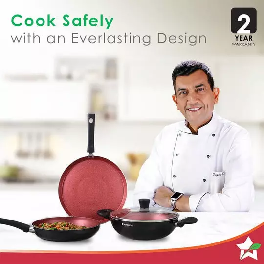 wonderchef-galaxy-dosa-tawa-fry-pan-kadhai-with-glass-lid-non-stick-pure-grade-aluminium-brick-red-63154696-4-pcs-set