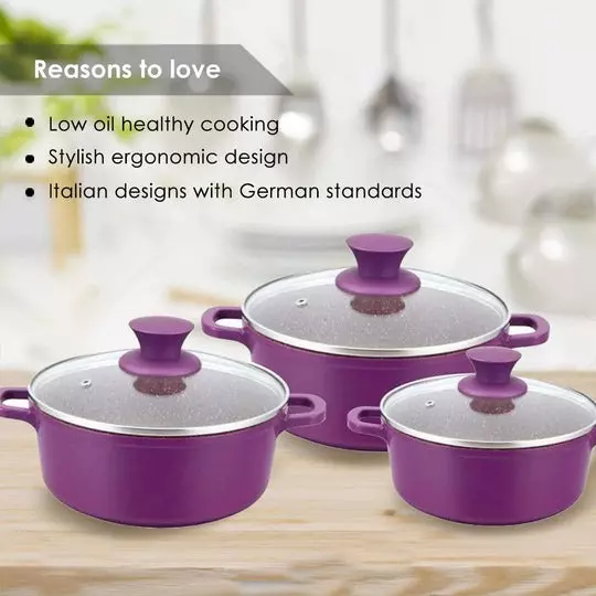 wonderchef-granite-115-2-45-l-cookware-set-with-glass-lid-pure-grade-aluminium-purple-63153230-6-pcs-set