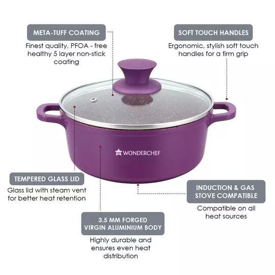 wonderchef-granite-115-2-45-l-cookware-set-with-glass-lid-pure-grade-aluminium-purple-63153230-6-pcs-set