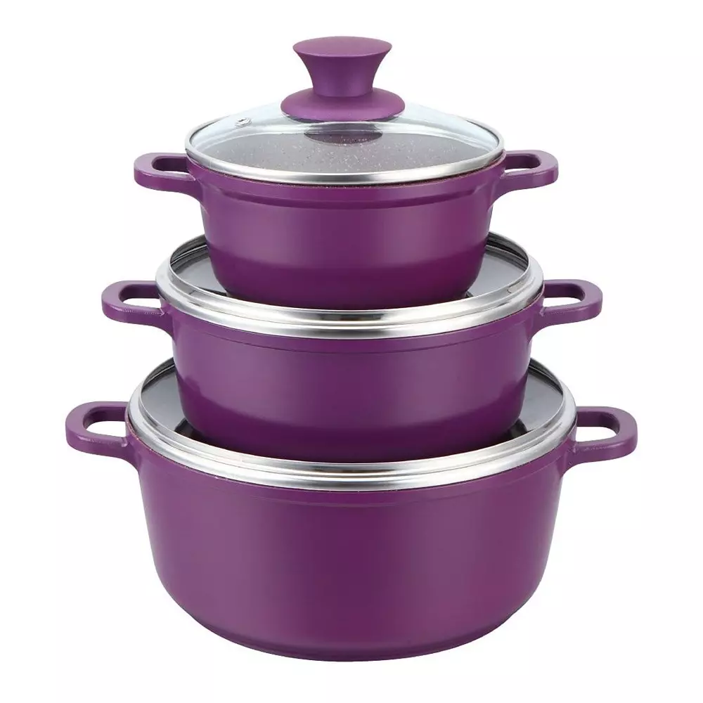 wonderchef-granite-115-2-45-l-cookware-set-with-glass-lid-pure-grade-aluminium-purple-63153230-6-pcs-set