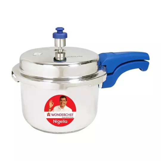 wonderchef-nigella-3-l-pressure-cooker-with-outer-lid-stainless-steel-chrome-blue-isi-certified-63152826