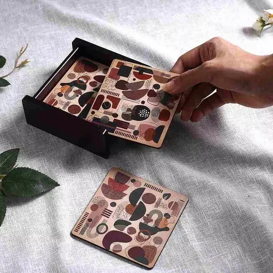 wonderchef-casablanca-coaster-abstract-pattern-engineered-wood-brown-375x375x4-mm-63154677-6-pcs-set