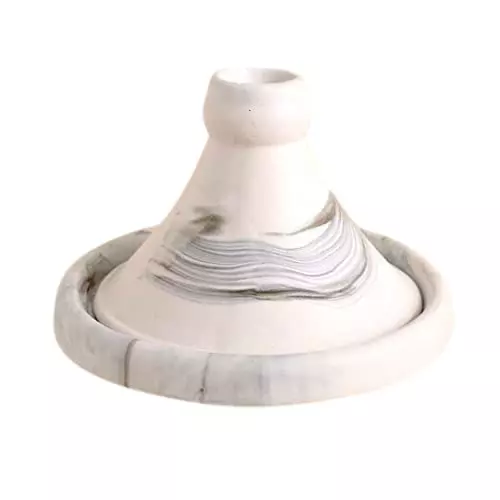 Wonderchef Teramo Tagine Set 20 cm (8 inch) Stoneware Marble White, 63153873