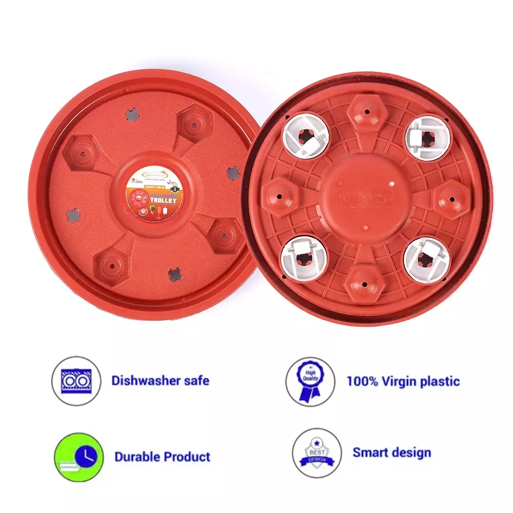 vansh-homes-gas-cylinder-trolley-free-size-heavy-duty-frame-with-4-smooth-rolling-wheels-plastic-red-vi-cl-01