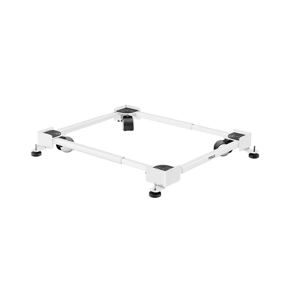 FEDUS Dishwasher Stand Trolley with Wheels 225 Kg Load Capacity Single Double Door MS Steel Frame