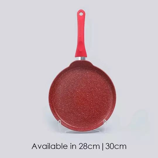 wonderchef-royal-velvet-dosa-tawa-28-cm-18-l-non-stick-virgin-aluminium-red-63153452