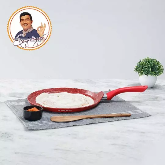wonderchef-royal-velvet-dosa-tawa-28-cm-18-l-non-stick-virgin-aluminium-red-63153452