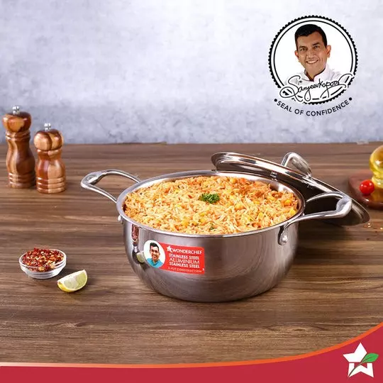 wonderchef-nigella-casserole-with-lid-24-cm-48-l-tri-ply-stainless-steel-chrome-63153417