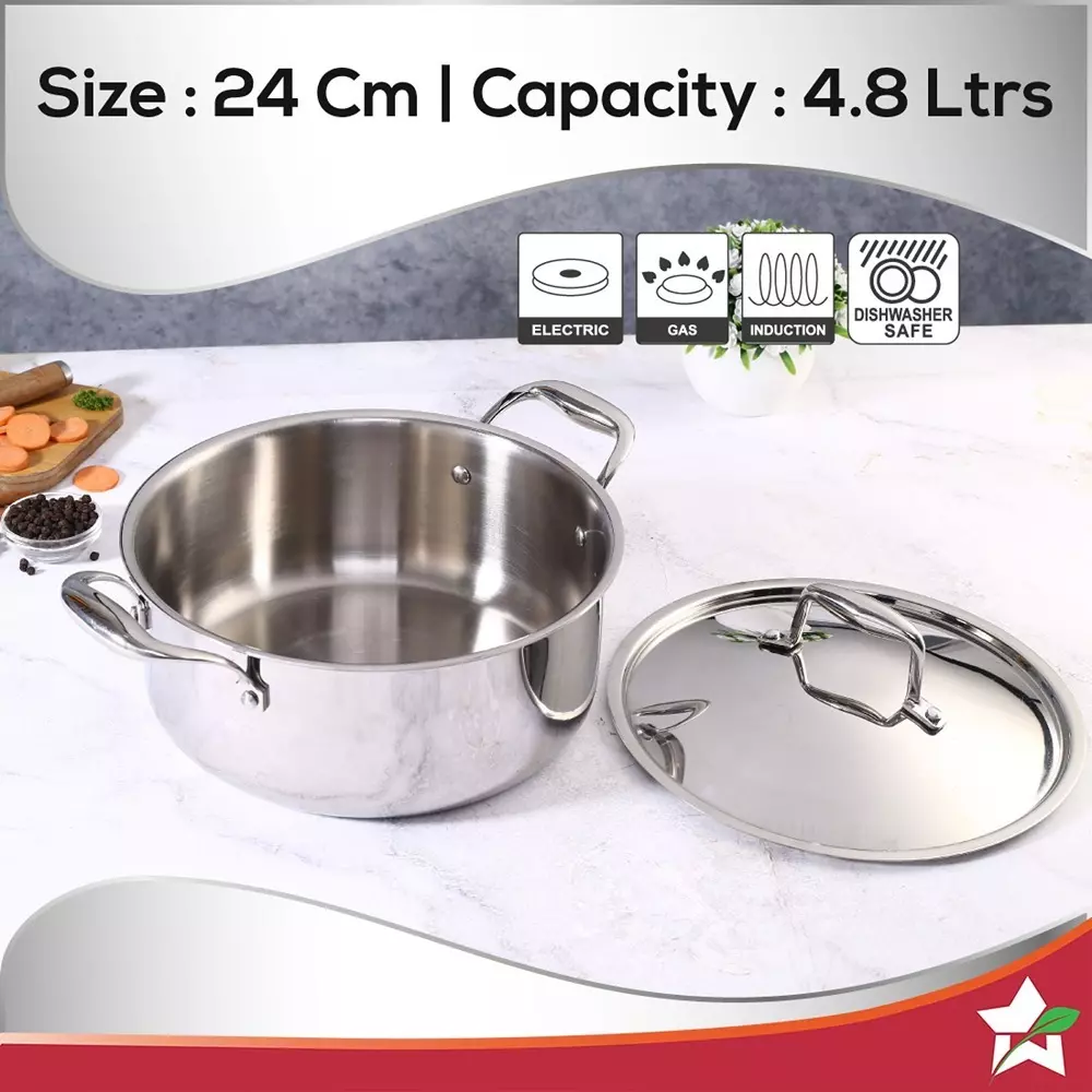 wonderchef-nigella-casserole-with-lid-24-cm-48-l-tri-ply-stainless-steel-chrome-63153417