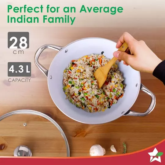 wonderchef-eco-glide-kadhai-with-glass-lid-28-cm-43-l-aluminium-chemical-free-ceramic-coating-grey-63155094