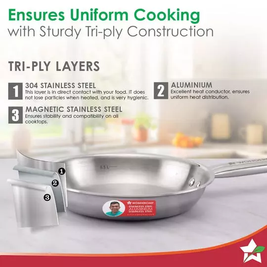 wonderchef-stella-fry-pan-20-cm-tri-ply-stainless-steel-non-toxic-chrome-63155049