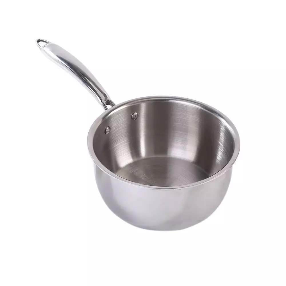 Wonderchef Nigella Sauce Pan 14 cm 1.2 L Tri-ply Stainless Steel Chrome, 63154779