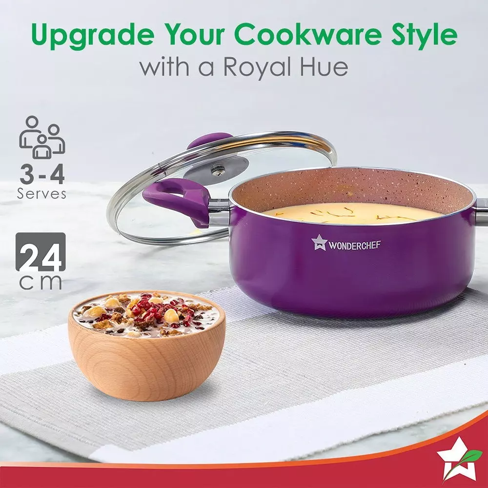 wonderchef-royal-velvet-casserole-with-lid-24-cm-45-l-virgin-aluminium-non-toxic-purple-63152350