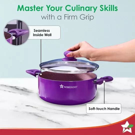 wonderchef-royal-velvet-casserole-with-lid-24-cm-45-l-virgin-aluminium-non-toxic-purple-63152350