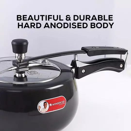 wonderchef-taurus-5-l-pressure-cooker-with-inner-lid-hard-anodized-black-chrome-isi-certified-63154760