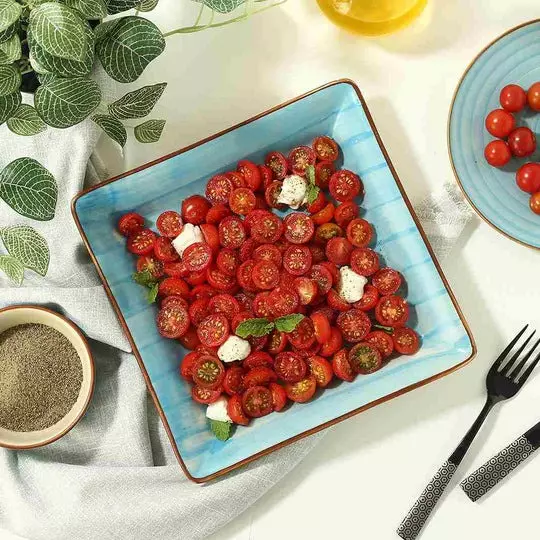 wonderchef-teramo-square-platter-2030x2030x36-cm-stoneware-blue-63154708-2-pcs-set