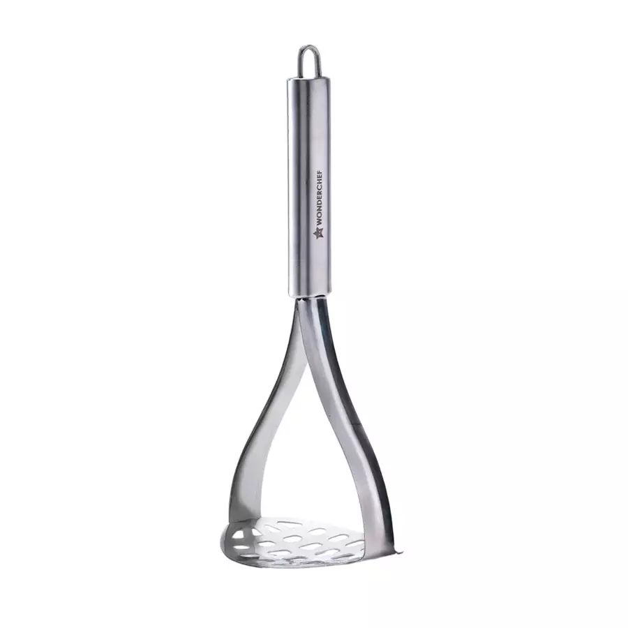 Wonderchef Ambrosia Potato Masher 10x24 cm Stainless Steel Chrome, 63155101