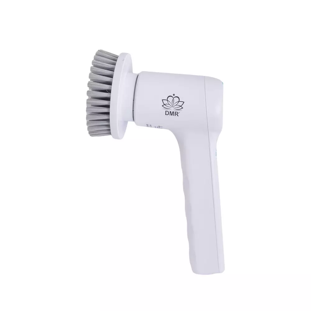 DMR Electric Cleaning Brush White Color Plastic Body for Car Detailing, Removing Dirt, Grime, DMR-EB-001