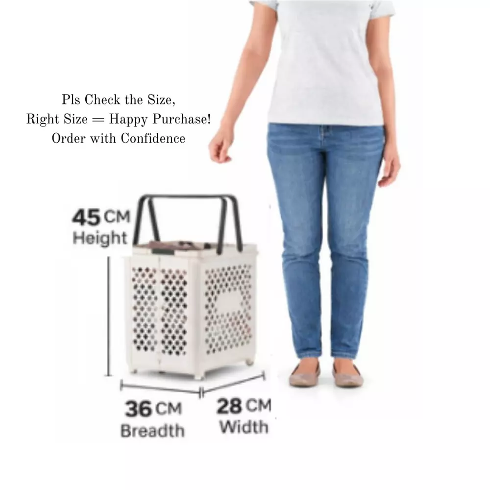 generic-foldable-laundry-basket-white-color-plastic-body-for-laundry-home-organization