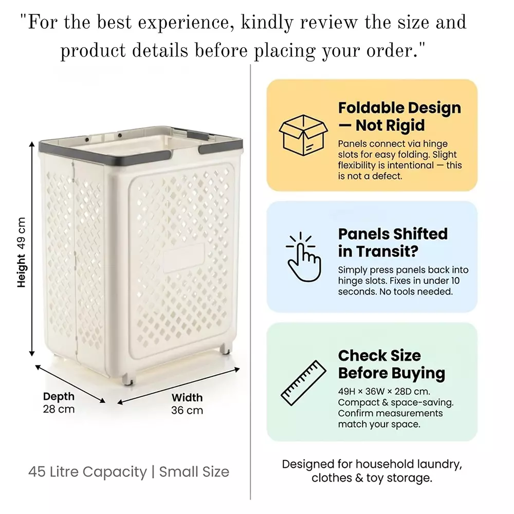 generic-foldable-laundry-basket-white-color-plastic-body-for-laundry-home-organization