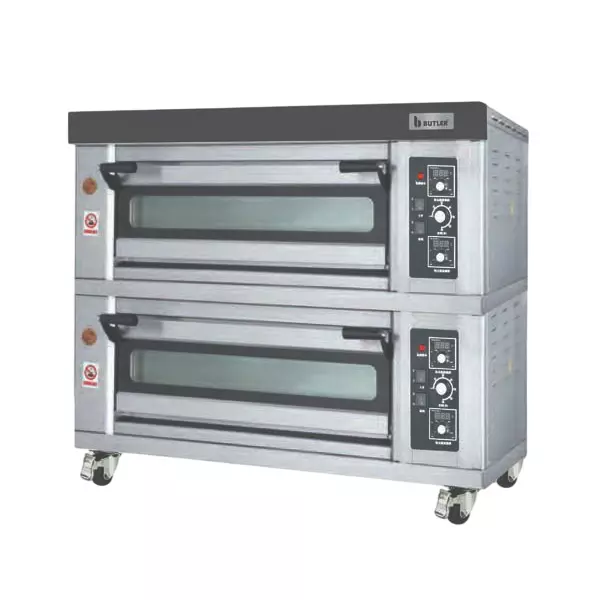 Butler Electric Two Deck Oven 16.8 kW 6 Trays, EDO-2D-6T Italia