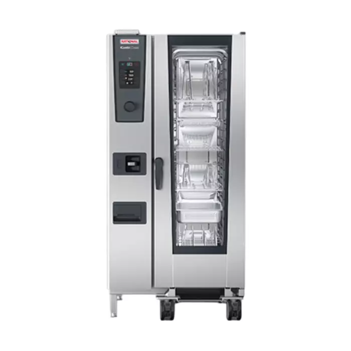 RATIONAL iCombi Classic Gas Oven Stainless Steel 1.3 kW 1.5-6 Bar 20 x 1/1 GN Capacity, ICC201G