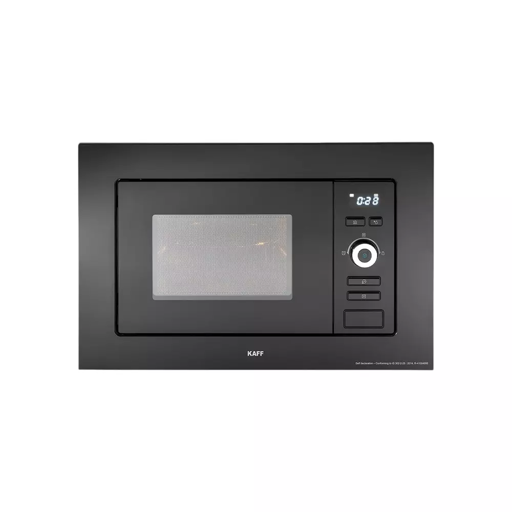 Kaff Microwave Oven 20 L Capacity Black Tempered Glass Finish, KMW 5PJ