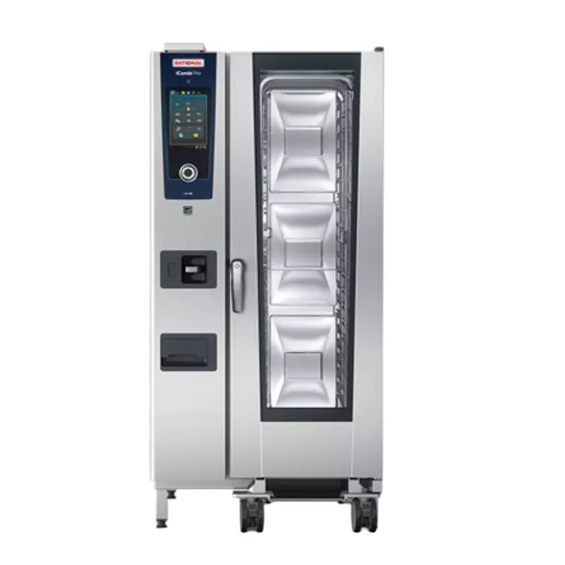 RATIONAL iCombi Pro Gas Oven Stainless Steel 1.3 kW 1-6 Bar 20 x 1/1 GN Capacity, ICP201G