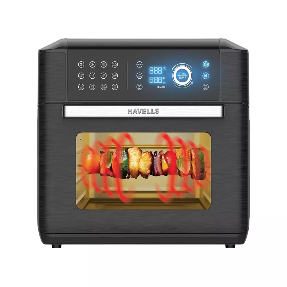 Havells AVANZA 1700 W Digital Air Fryer Oven 15 L Black, GHCAFEFK170