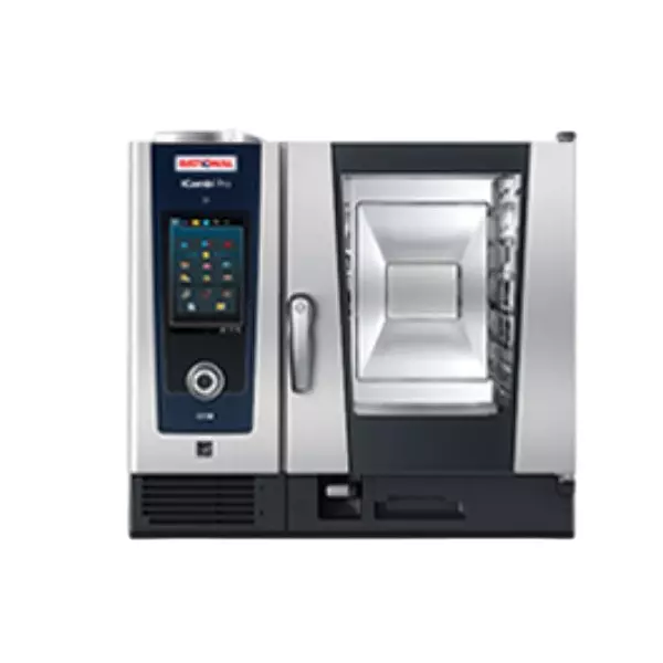 RATIONAL iCombi Pro Gas Oven Stainless Steel 0.6 kW 1-6 Bar 6 x 1/1 GN Capacity, ICP061G