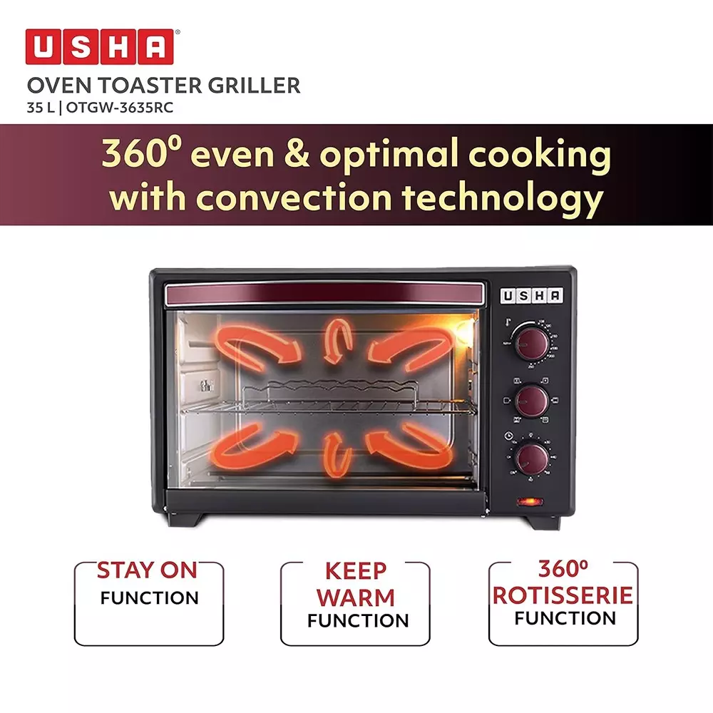 usha-oven-toaster-grill-otg-35-l-1600-w-wine-matte-black-otgw-3635-rc