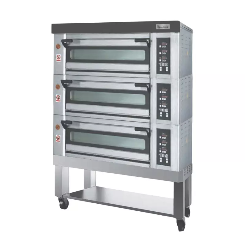 Butler Gas Three Deck Oven 180 W 6 Trays, GDO-3D-6T Italia