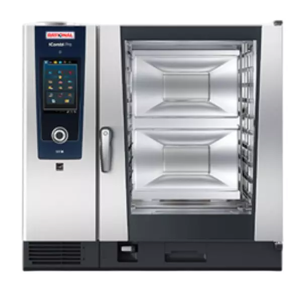 RATIONAL iCombi Pro Gas Oven Stainless Steel 1.5 kW 1-6 Bar 10 x 2/1 GN Capacity, ICP102G