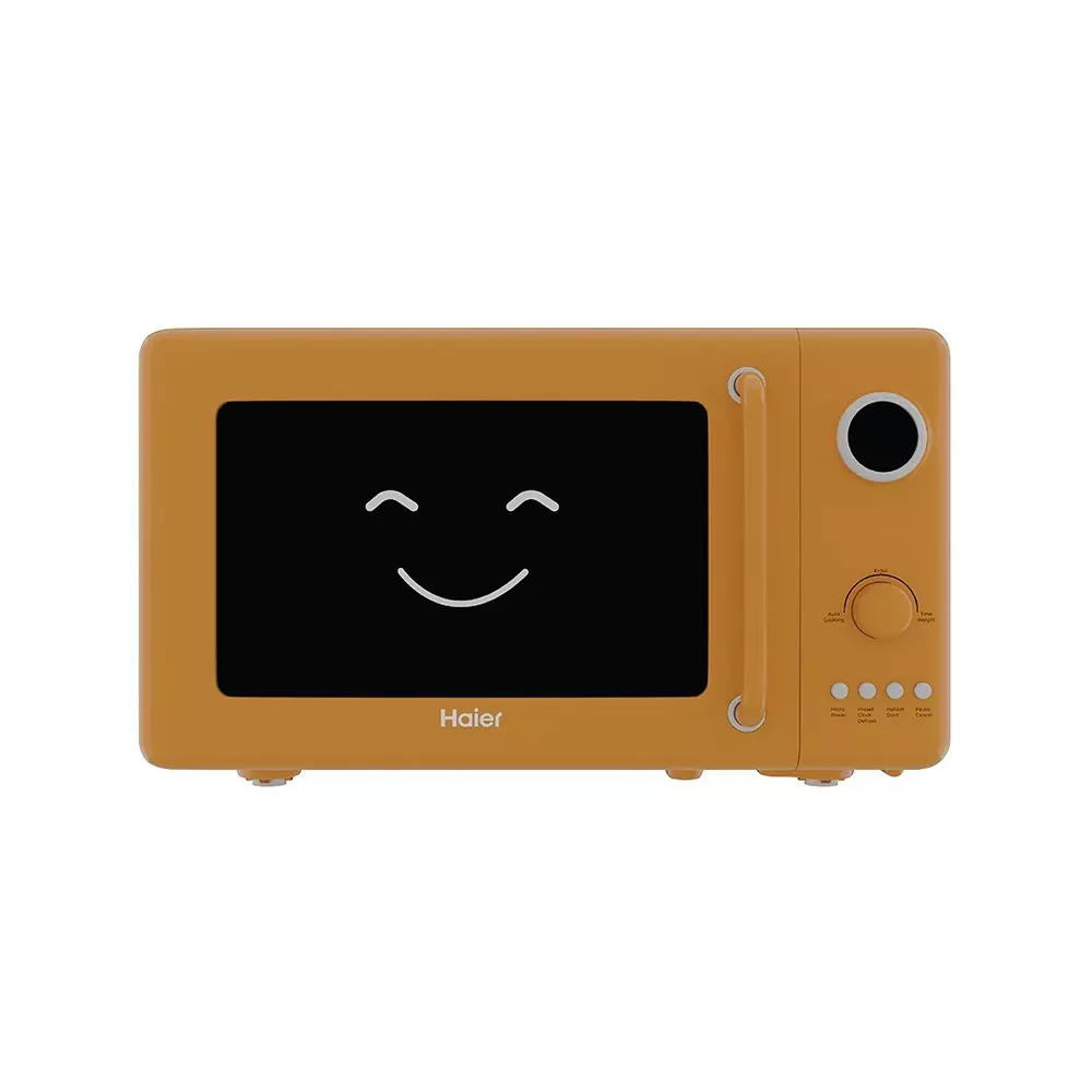 Haier 20 L Solo Microwave Oven Digital Display 700 W Orange, HIL20V1MOPD