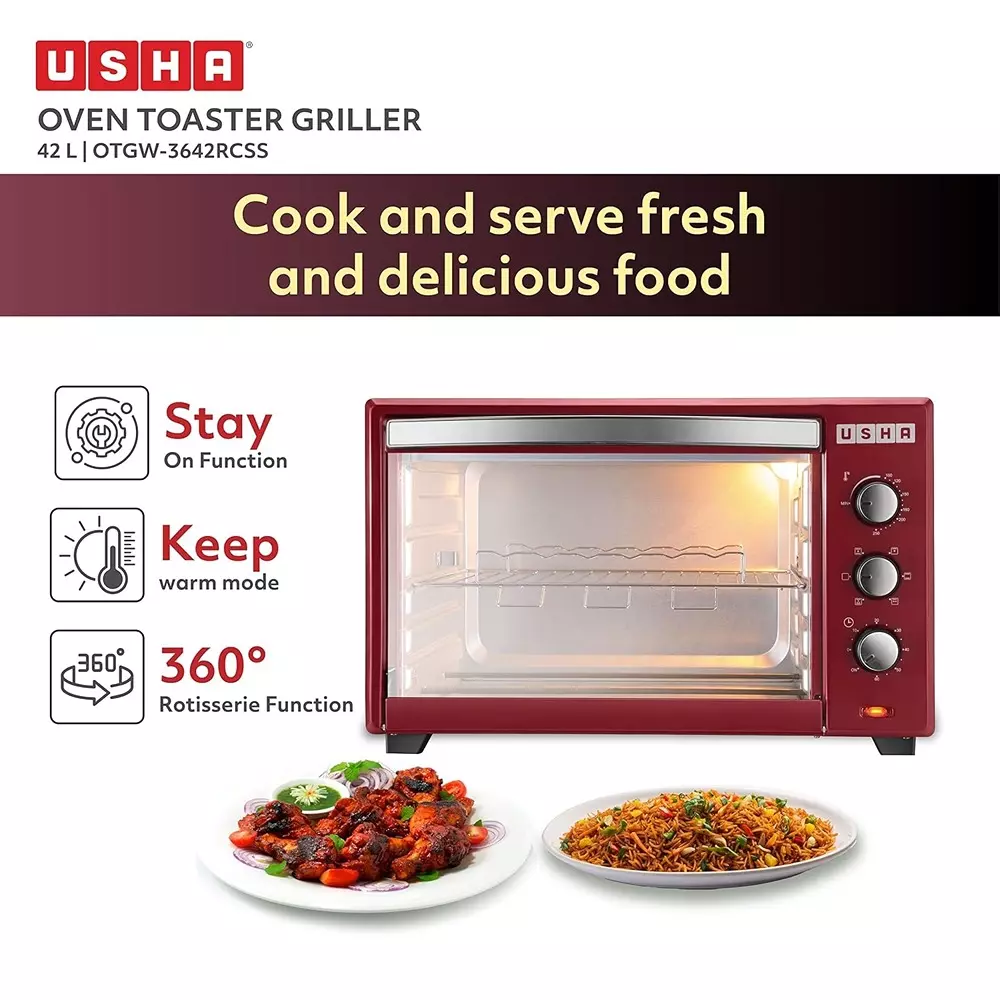 usha-oven-toaster-grill-otg-42-l-2000-w-stainless-steel-wine-otgw-3642-rcss