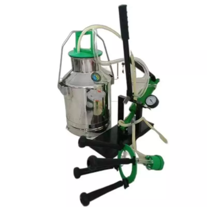 Vinspire Hand Operated Milking Machine 15 L Stainless Steel Tank for Gentle & Hygienic Milking, VAPL-3M
