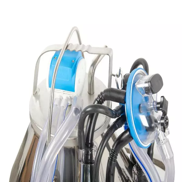 DELMER Milking Bucket Set 25 L Bucket Volume (Includes Tubes, Pulsator, Cluster Set)