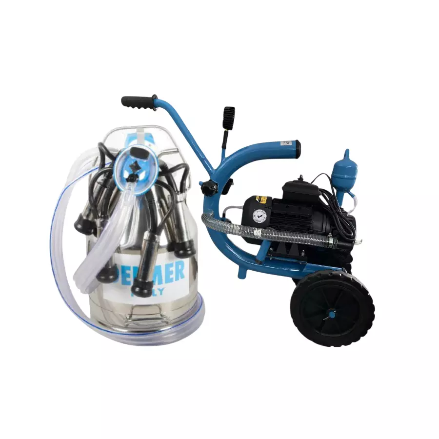 DELMER Wally Series Milking Machine Premium 30 L Bucket Volume