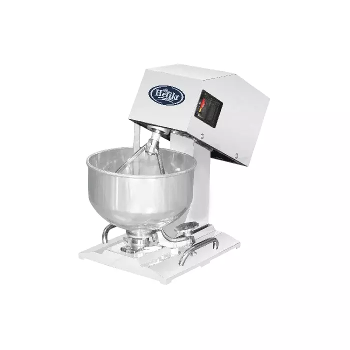 Hefikt Food Machinery Flour (Dough) Kneading Machine Stainless Steel Material 1.5 HP Power 20 Kg Capacity 10-12 Minute Time
