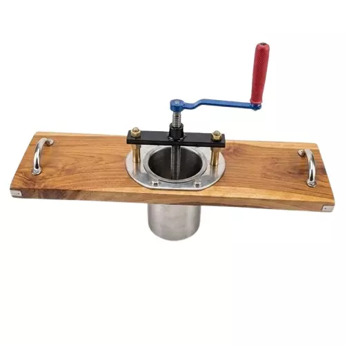 Vinayak Machines Sev Machine With Jali 1.25 Kg Stainless Steel & Wood Hand Operated