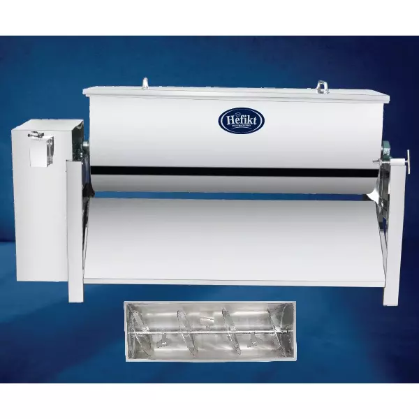 hefikt-food-machinery-namkeen-masala-mixer-ribbon-blender-80-100-kg-drum-capacity-60-x-20-x-22-inch-drum-size-2-hp-power-1440-rpm-stainless-steel-material