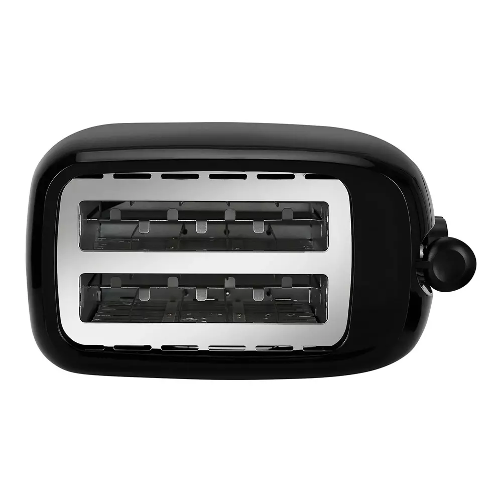 Faber Pop Up Toaster 750 W Power Cord Wrap Storage Knob Control With LED Indicating Buttons Black