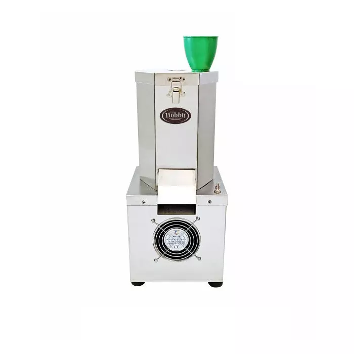 Hobbit Kitchen Equipment Garlic Peeler Machine 10-12 Kg/Hour Capacity 0.25 HP Power Stainless Steel Material Suitable for Commercial Kitchens